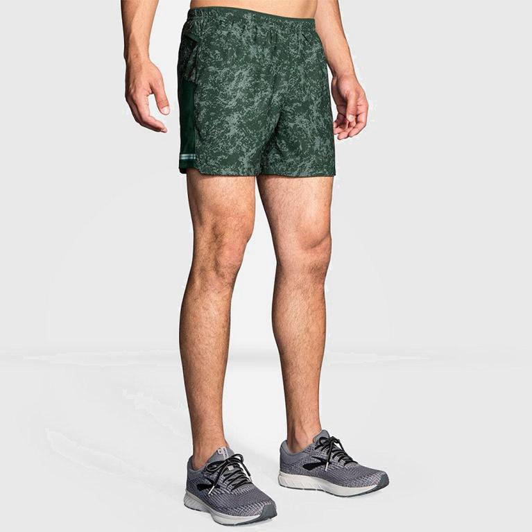 Brooks Sherpa 5 Löparshorts Herr 501742-ZVX Gröna